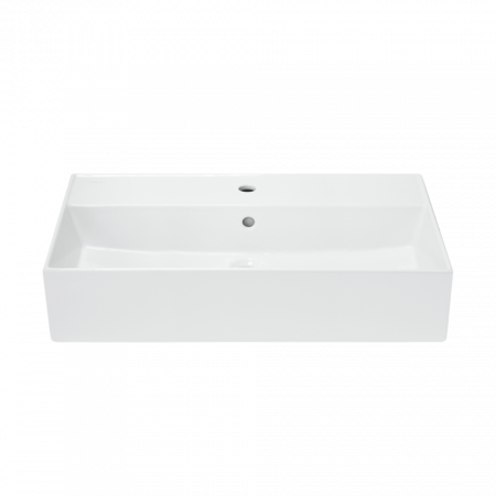 Раковина накладная 80см Sanita Luxe Novel NOV80SLWB01 белый